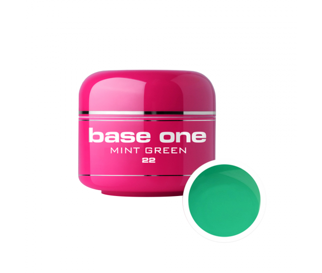 Gel UV color Base One, 5 g, mint green 22