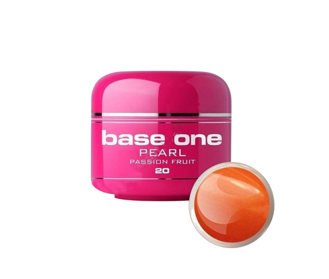 Gel UV color Base One, 5 g, Pearl, passion fruit 20