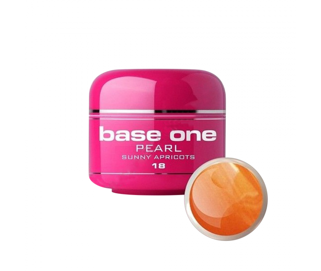 Gel UV color Base One, 5 g, Pearl, sunny apricots 18