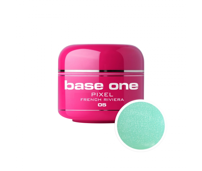 Gel UV color Base One, 5 g, Pixel, french riviera 05