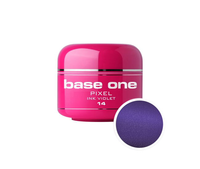 Gel UV color Base One, 5 g, Pixel, ink violet 14