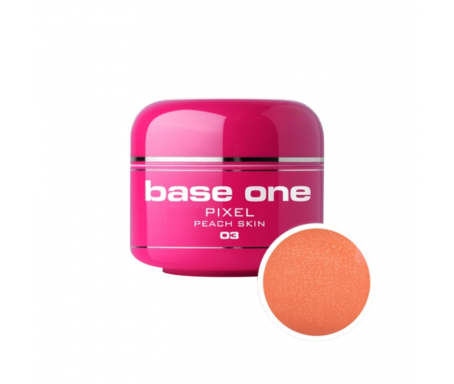 Gel UV color Base One, 5 g, Pixel, peach skin 03