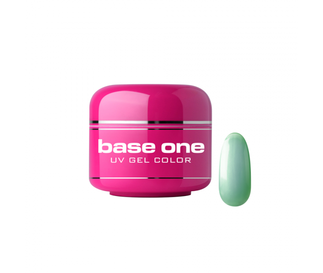 Gel UV color Base One, Metallic, froggy green 17, 5 g