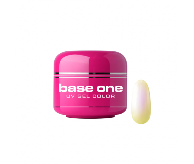 Gel UV color Base One, Metallic, lemon ice 25, 5 g