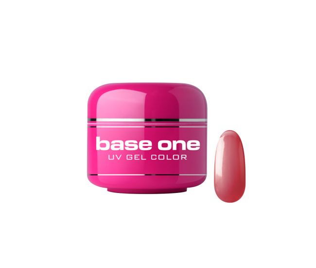 Gel UV color Base One, Metallic, passion red 32, 5 g