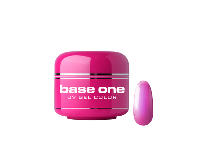 Gel UV color Base One, Metallic, pink pop 35, 5 g