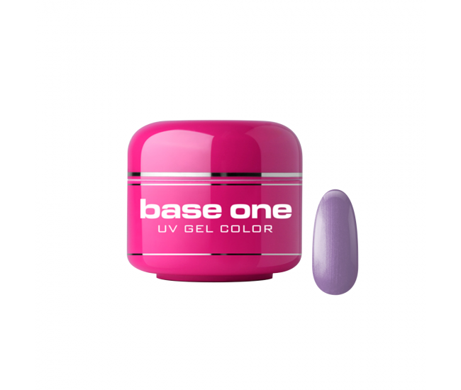 Gel UV color Base One, Metallic, romantic violet 42, 5 g
