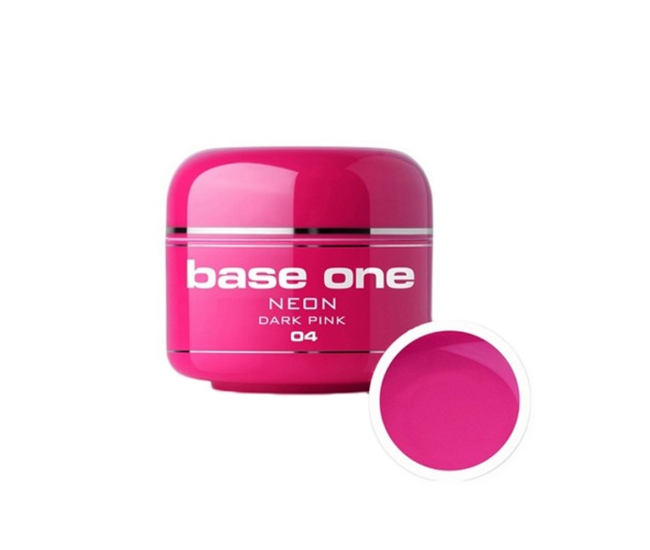 Gel UV color Base One, Neon, dark pink 04, 5 g