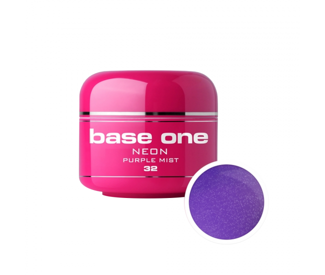 Gel UV color Base One, Neon, purple mist 32, 5 g