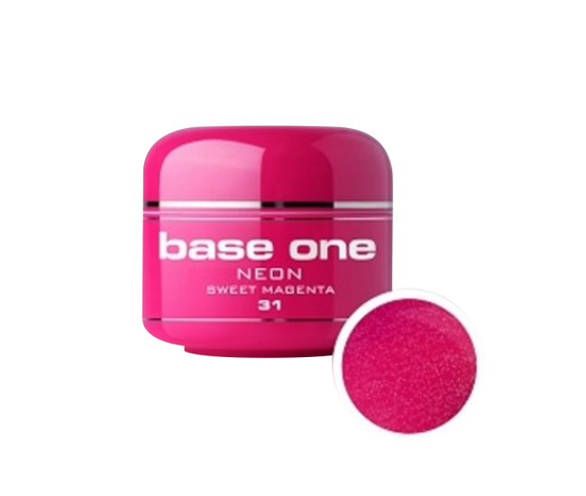 Gel UV color Base One, Neon, sweet magenta 31, 5 g