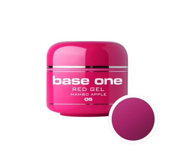 Gel UV color Base One, Red, mambo apple 05, 5 g