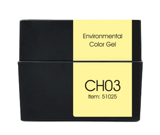 Gel color Canni Mud, galben deschis, 5 ml, CH03