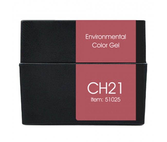 Gel color Canni Mud, rosu/crem, 5 ml, CH21