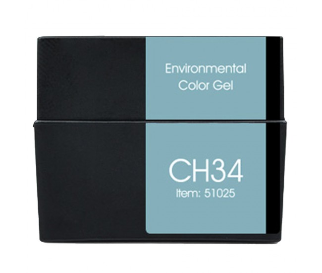Gel color Canni Mud, albastru sidefat, 5 ml, CH34