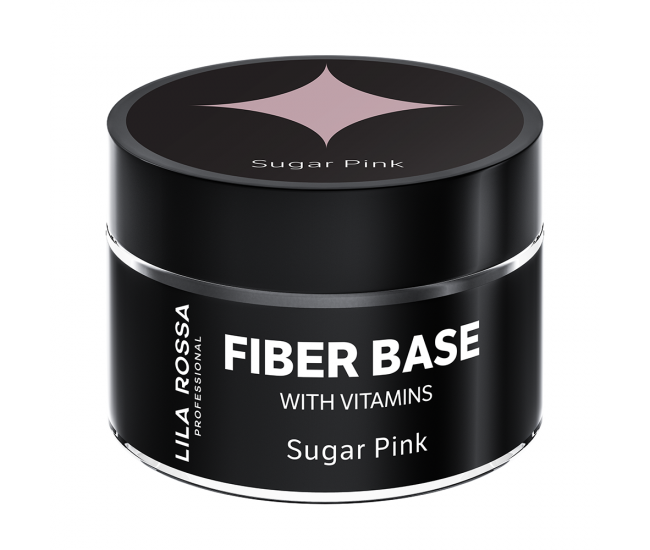 Gel de baza lila rossa fiber builder base sugar pink 15 g