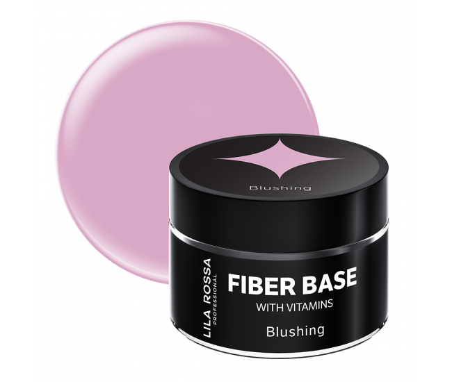 Gel de baza lila rossa fiber builder base blushing 15 g