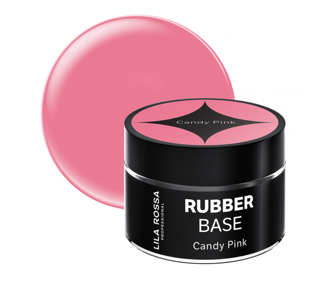 Gel de baza Lila Rossa, Rubber Base, Candy Pink, 15 g