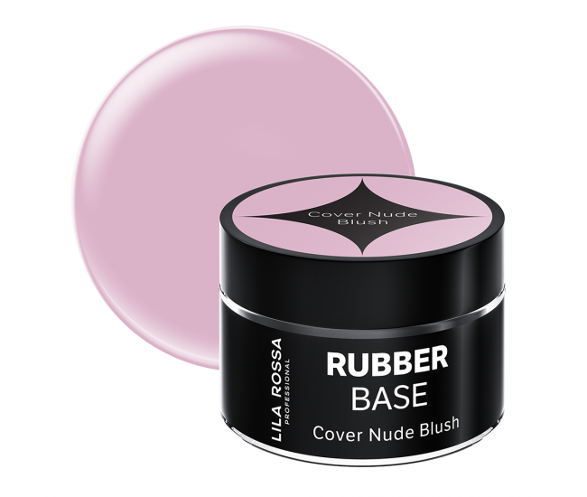 Gel de baza Lila Rossa Rubber Base Cover Nude Blush  15 g