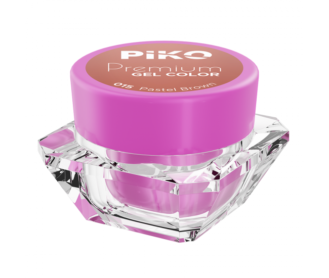 Gel UV color Piko, Premium, 015 Pastel Brown, 5 g