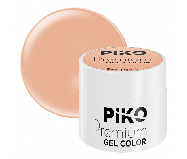 Gel UV color Piko, Premium, 5 g, 021 Peach