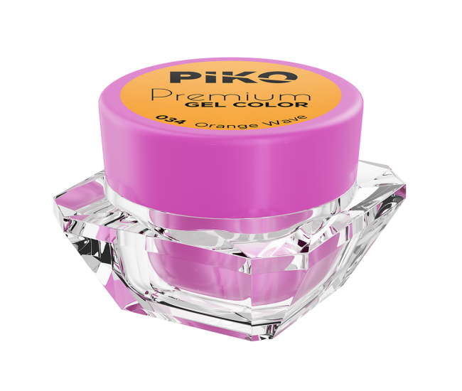 Gel UV color Piko, Premium, 034 Orange Wave, 5 g