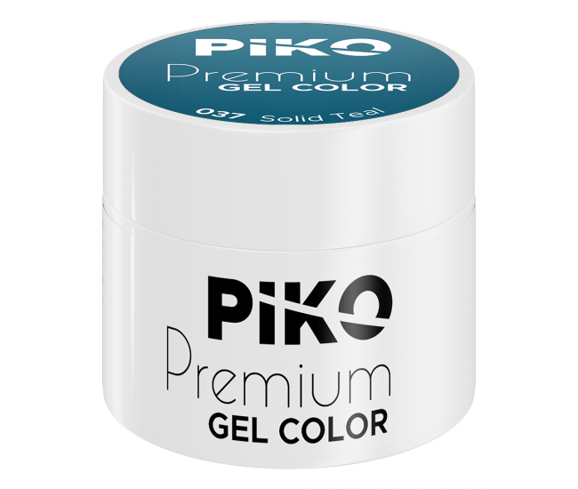 Gel UV color Piko, Premium, 5 g, 037 Solid Teal