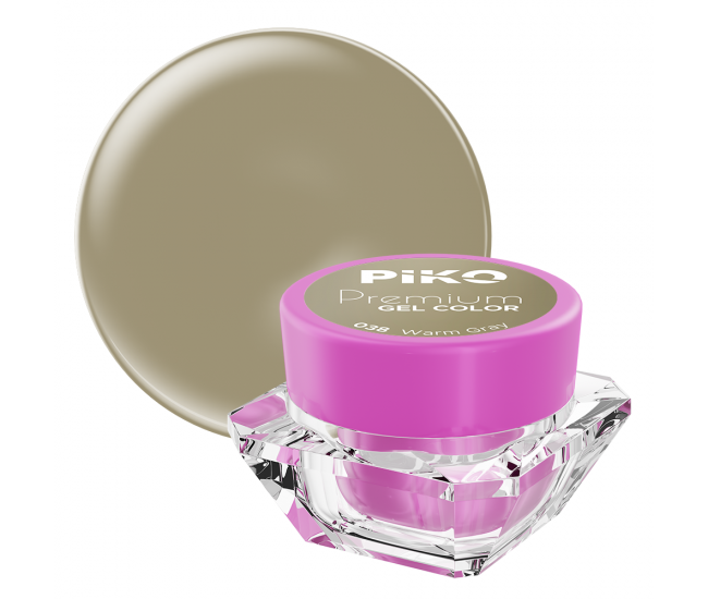 Gel UV color Piko, Premium, 038 Warm Gray, 5 g
