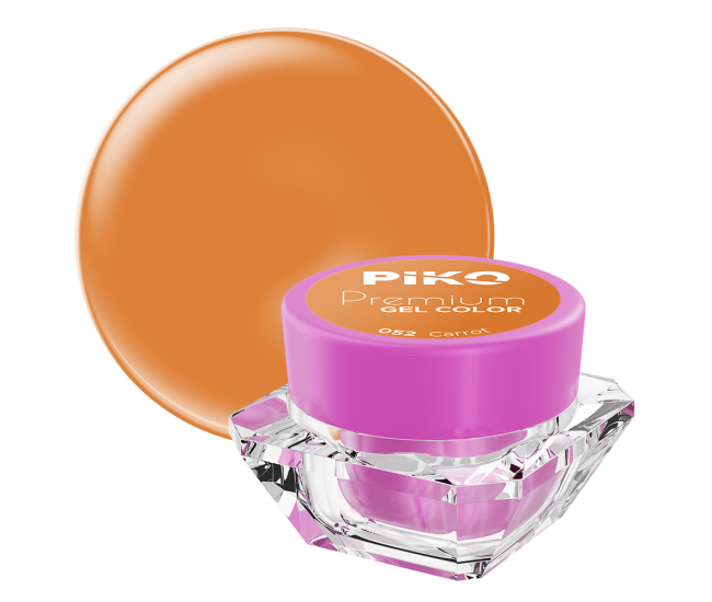 Gel UV color Piko, Premium, 052 Carrot, 5 g