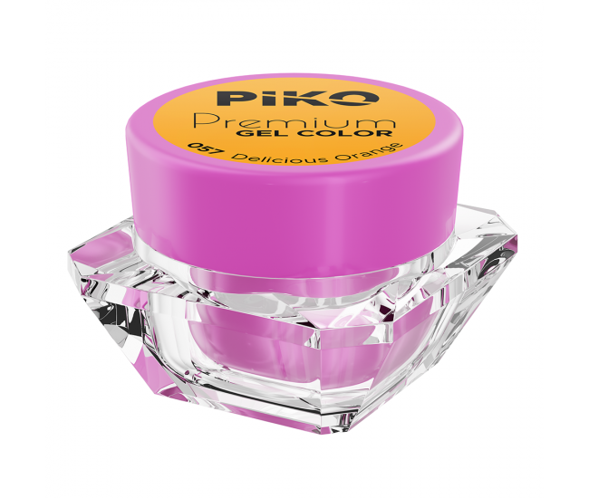 Gel UV color Piko, Premium, 057 Delicious Orange, 5 g
