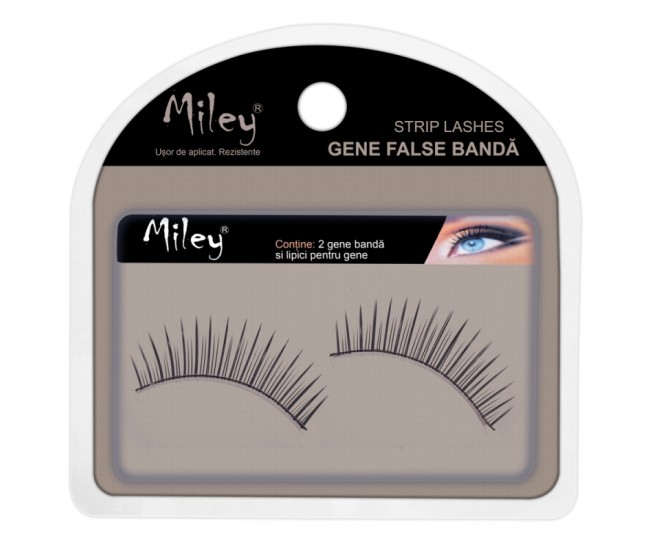 Gene false banda, Miley, 07 + lipici pentru gene