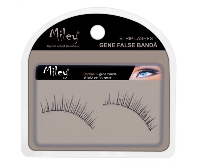 Gene false banda, Miley, 28 + lipici pentru gene