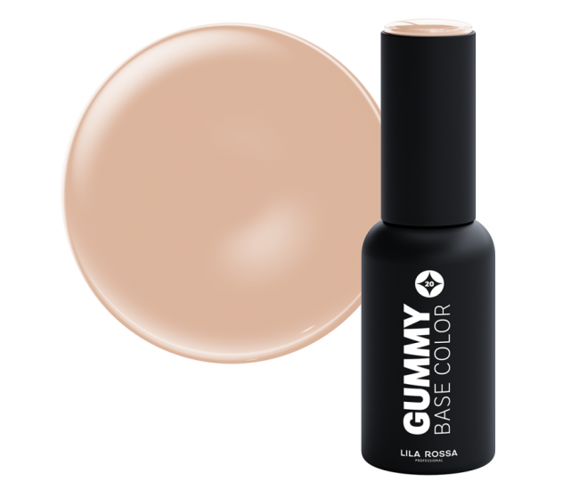 Gummy Base Color, Orange Cream, Lila Rossa, 7 ml