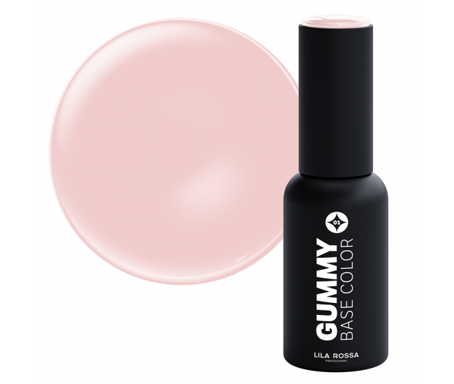 Gummy Base Color, Pink, Lila Rossa, 7 ml