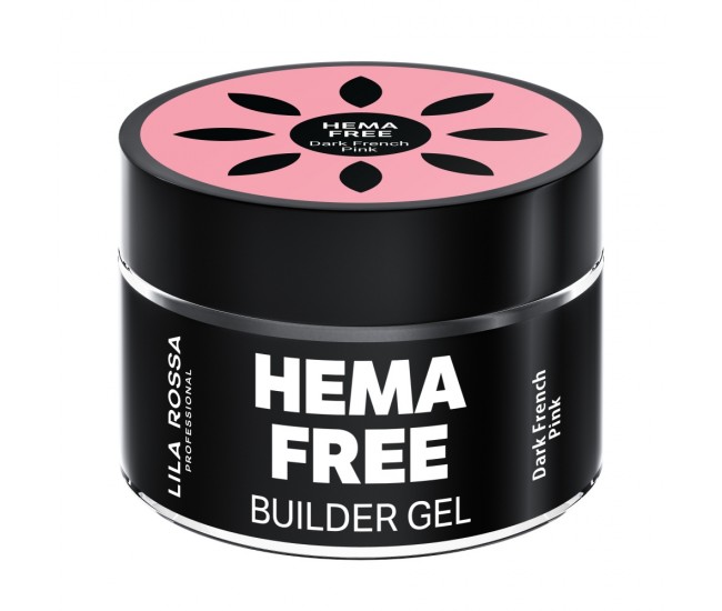 Hema Free gel de constructie unghii Lila Rossa Dark French Pink 50 g