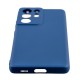 Husa de protectie Loomax pentru Samsung S21 Ultra, Silicon Subtire, Albastra