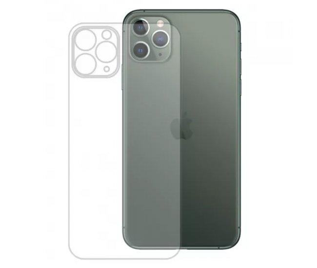 Husa Loomax de protectie pentru iPhone 11 Pro Max, silicon subtire, 2 mm, transparent