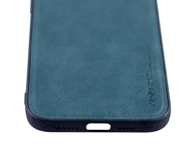 Husa de protectie Loomax, Iphone 12 Pro Max,  piele ecologica, verde