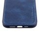 Husa de protectie Loomax, Iphone 13 Pro,  piele ecologica, albastru