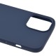 Husa de protectie Loomax, pentru iPhone 12 Mini, silicon subtire, albastra