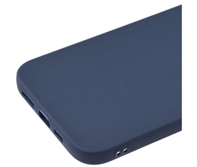 Husa de protectie Loomax, pentru iPhone 12 Mini, silicon subtire, albastra