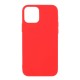 Husa de protectie Loomax, pentru iPhone 12 Mini, silicon subtire, rosie