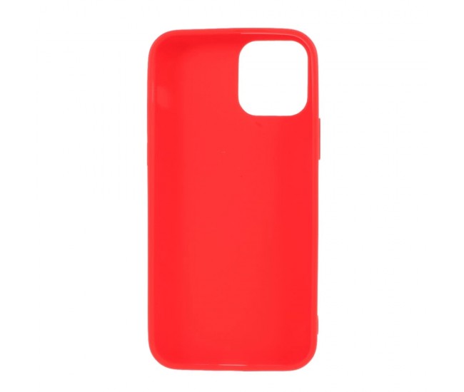 Husa de protectie Loomax, pentru iPhone 12 Mini, silicon subtire, rosie