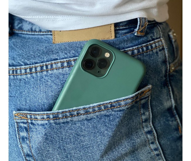 Husa de protectie Loomax, pentru iPhone 12 Pro Max, silicon subtire, verde
