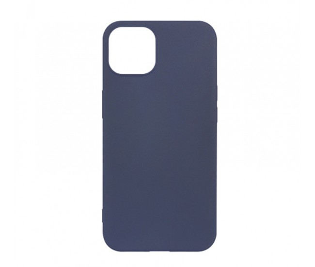 Husa de protectie Loomax, iPhone 13, silicon subtire, albastra