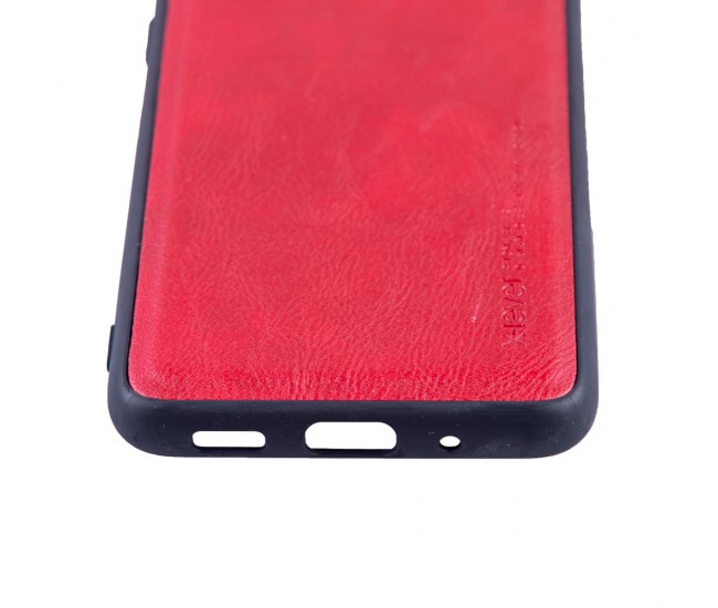 Husa Loomax de protectie pentru Samsung S20, anti-soc, din piele ecologica, subtire, visiniu