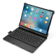 Husa Loomax tip mapa, tastatura Bluetooth, rotire 360 grade cu touchpad, neagra, 11 inch, cu 7 culori