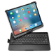 Husa Loomax tip mapa, tastatura Bluetooth, rotire 360 grade cu touchpad, neagra, 11 inch, cu 7 culori