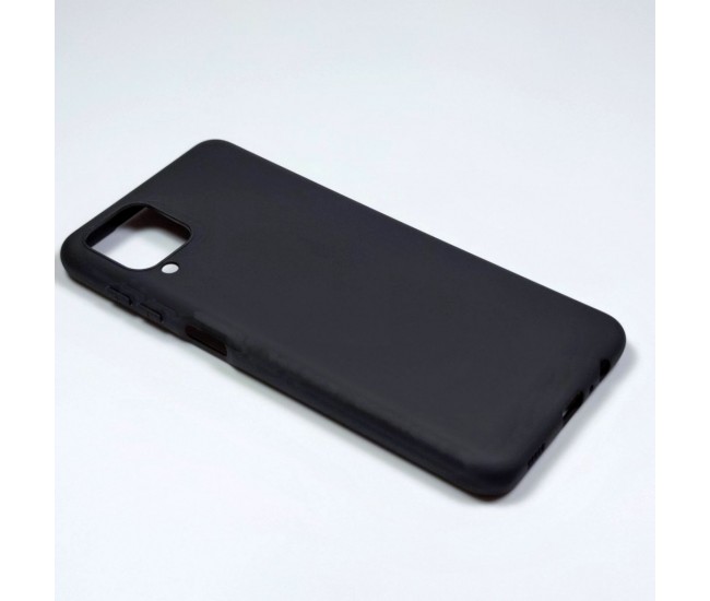 Husa de protectie Loomax, pentru Samsung Galaxy A12, silicon subtire, negru