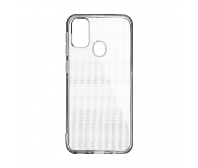 Husa Loomax de protectie pentru Samsung A21 S, silicon subtire, 2 mm, transparent