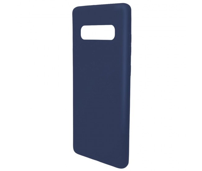 Husa de protectie Loomax pentru Samsung S10 Plus, Silicon Subtire, Albastra